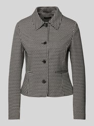 Slim fit blazer met paspelzakken van More & More - 13