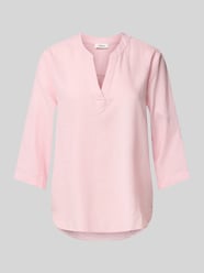 Top bluzkowy o kroju regular fit z mieszanki lnu i wiskozy od s.Oliver RED LABEL Fuksjowy - 18