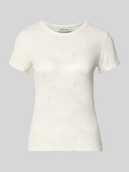 T-Shirt aus Viskose-Elasthan-Mix im Allover-Look von MORE & MORE - 47