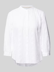 Bluse mit Lochstickerei Modell 'Velia' von Brax Weiß - 5