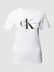 T-shirt z nadrukiem z logo od Calvin Klein Jeans - 38