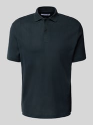 Koszulka polo kroju regular fit z fakturowanym wzorem model ‘SAJASE’ od Samsøe Samsøe - 40