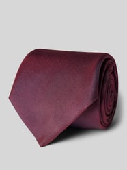 Krawatte mit Label-Patch von BOSS Bordeaux - 48