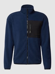 Bluza rozpinana ze stójką od Blend Niebieski - 10
