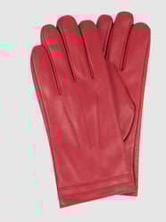 Handschuhe aus Leder  von Weikert-Handschuhe Rot - 35