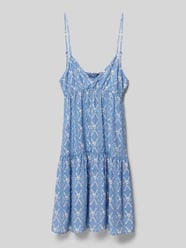 Kleid aus Viskose Modell 'wave' von Mango Blau - 16
