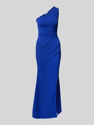 Abendkleid mit One-Shoulder-Träger von SISTAGLAM Blau - 11