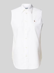 Regular Fit Blusentop mit Logo-Stitching von Polo Ralph Lauren - 44