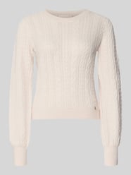 Regular Fit Strickpullover mit Zopfmuster von GUESS - 3