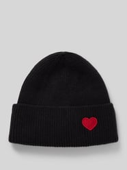 Gebreide muts met motiefstitching, model 'Happy Heart' van Kurt Beines - 36