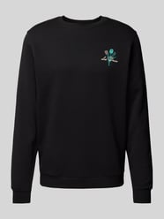 Sweatshirt met labelstitching, model 'Bruno Café' van Les Deux - 21