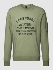 Sweatshirt mit Rundhalsausschnitt von PME Legend Grün - 4