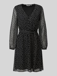 Tailliertes Blusenkleid mit Allover-Muster Modell 'CERA' von ONLY - 4