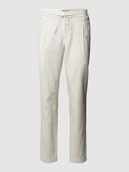 Slim Fit Anzughose mit Stretch-Anteil von Tommy Hilfiger Weiß - 9