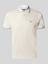 Slim Fit Poloshirt mit Label-Stitching Modell 'Consay' von Barbour Beige - 48