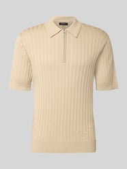 koszulka polo o kroju slim fit z zamkiem błyskawicznym od Matinique - 7
