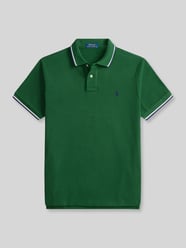 Koszulka polo o kroju regular fit z czystej bawełny z paskami w kontrastowym kolorze od Polo Ralph Lauren - 21