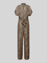 Jumpsuit mit Hemdblusenkragen Modell 'Violine' von Vila Braun - 32