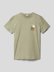 T-Shirt mit Statement-Print von s.Oliver RED LABEL Grün - 30
