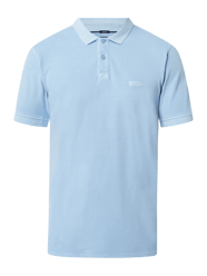 Poloshirt aus Piqué von Lindbergh Blau / Türkis - 44