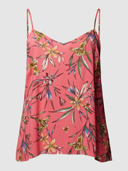 PLUS SIZE top met all-over bloemenmotief van ONLY CARMAKOMA Rood - 21