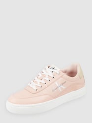Sneakersy ze skóry  od Calvin Klein Jeans Różowy - 47