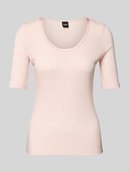 T-Shirt mit Rundhalsausschnitt Modell 'Ejita' von BOSS Pink - 6