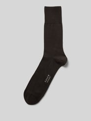Socken mit Woll-Anteil Modell 'ClimaWool' von Falke Braun - 1