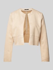 Blazer in Leder-Optik von Zero Beige - 20