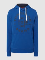 Hoodie mit Logo-Print  von Tom Tailor Blau - 9