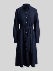 Dopasowana sukienka casualowa z czystego lnu od Lauren Ralph Lauren - 11
