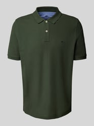 Regular Fit Poloshirt mit Logo-Stitching von Fynch-Hatton - 29