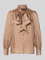 Regular fit blouse met sierstrik, model 'Klaryce' van Lauren Ralph Lauren Beige - 26