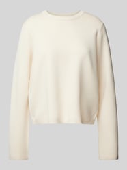 Oversized Strickpullover aus Viskose-Mix von Jake*s Collection Beige - 33