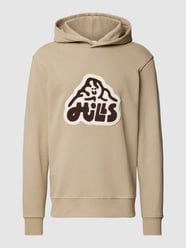 Regular Fit Hoodie mit Motiv-Stitching Modell 'skih' von Mango Braun - 33
