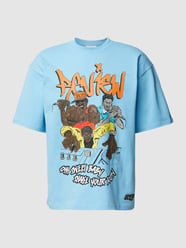 Oversized T-Shirt HIP HOP von REVIEW Blau - 16