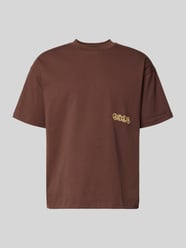 T-Shirt mit Label-Stitching und Rundhalsausschnitt von ANOTHER COTTON LAB - 37