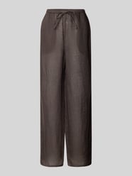 Wide Leg Leinenhose mit Eingrifftaschen von Christian Berg Woman - 6