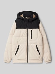 Steppjacke mit Reißverschlusstaschen Modell 'OTTO' von Jack & Jones Beige - 2