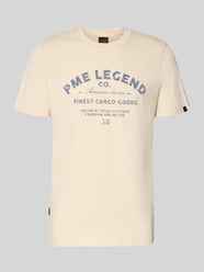Koszulka z nadrukiem logo, krój regular fit od PME Legend - 9