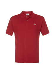 Classic Fit Poloshirt mit Logo-Badge von Lacoste Bordeaux - 17