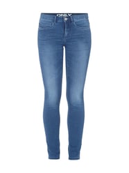 Skinny fit jeans met mid rise en stretch van Only Blauw - 39