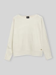 Relaxed Fit Pullover aus Viskose-Mix von s.Oliver BLACK LABEL Beige - 38