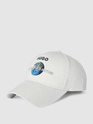 Cap mit Label- und Motiv-Print von HUGO Weiß - 35