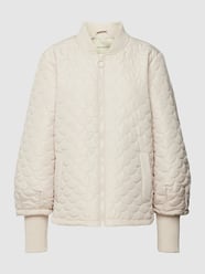 Gewatteerd jack met opstaande kraag, model 'Bingo' van FREE/QUENT Beige - 39