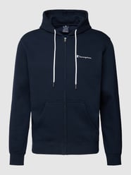 Sweatjacke mit Label-Print von CHAMPION Blau - 46
