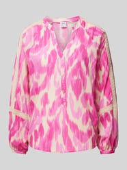 Bluse mit Allover-Muster von Emily Van den Bergh Pink - 37