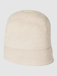 Beanie mit Strukturmuster in Ripp-Optik von Christian Berg Woman Beige - 27