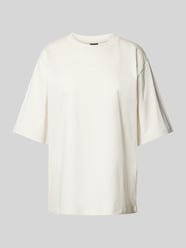 Oversized T-Shirt mit Label-Print Modell 'Enis' von BOSS Orange Weiß - 5