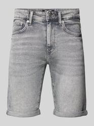 Szorty jeansowe o kroju slim fit z 5 kieszeniami model ‘PLY’ od Only & Sons - 30